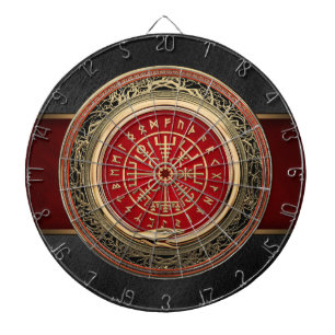 Diana [200] Compás rúnico mágico del oro de Vegvisir -