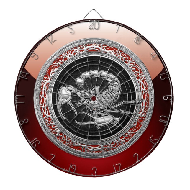 Diana [200] Escorpión de plata sagrada sobre negro (Frente)