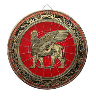 Diana [200] León alado asirio - Lámparas de oro