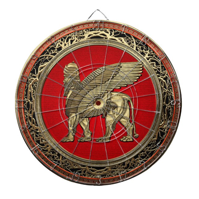 Diana [200] León alado asirio - Lámparas de oro (Frente)