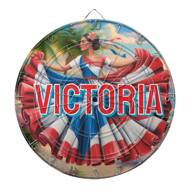 Diana 2D Retro Colorful Lettering Puerto Rican Latina (Frente)