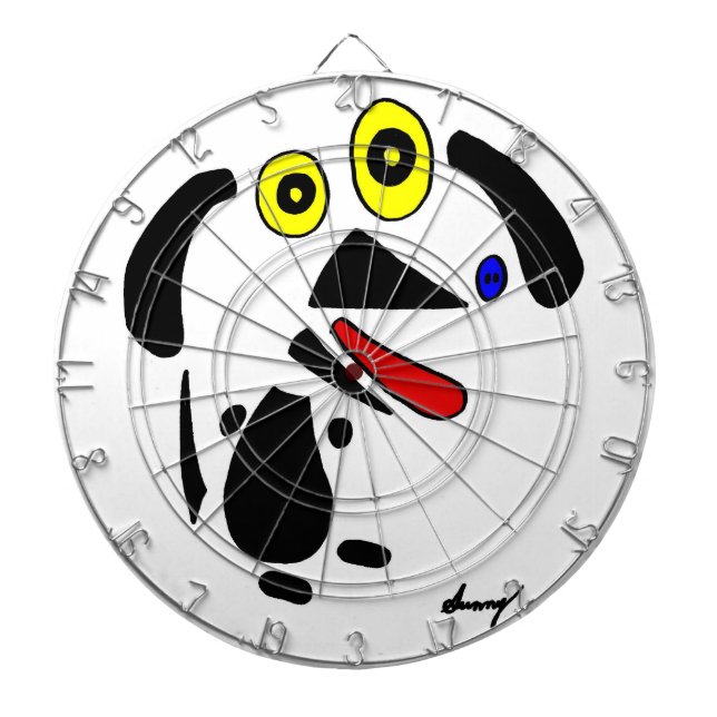 Diana Abstract Dog Dartboard (Frente)