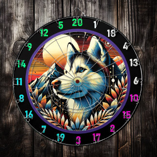 Diana Acento de pared brillante pico Husky