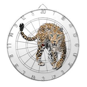 Diana acuarela leopardo gato de la selva animal pintado