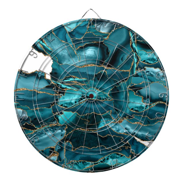 Diana Agate purpurina azul y oro (Frente)