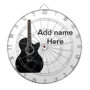 Diana Agrega tu nombre texto guitarra acústica marrón ed