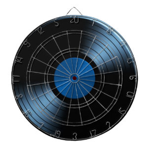 Diana Álbum de disco de vinilo retro en azul