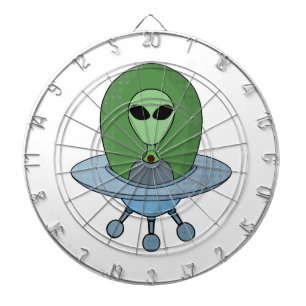 Diana Alien en su pequeña nave espacial