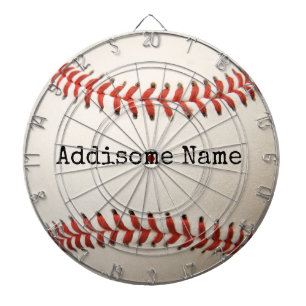 Diana Almohada redonda vintage de béisbol blanca