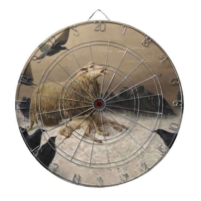 Diana Anguila: Oveja con cordero muerto (Frente)