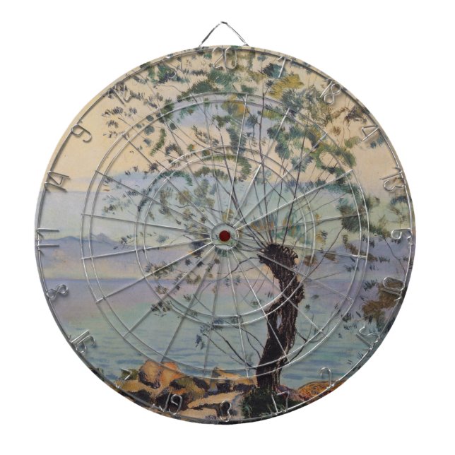 Diana Árbol silvestre junto al lago (paisaje suizo) (Frente)