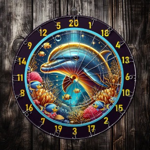 Diana Armonía de arrecife Dolphin Dartboard Diversión