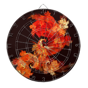 Diana Arte abstracto de aves de fuego bailando