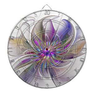 Diana Arte abstracto fractal de flores enérgico y colori