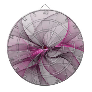 Diana Arte abstracto moderno caótico elegante rosa fract