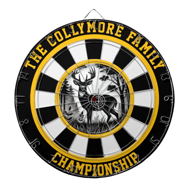Diana Arte circular de pared de destino de ciervos (Frente)