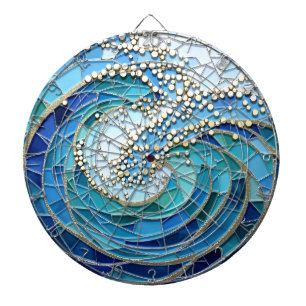 Diana Arte de mosaico de mar de olas