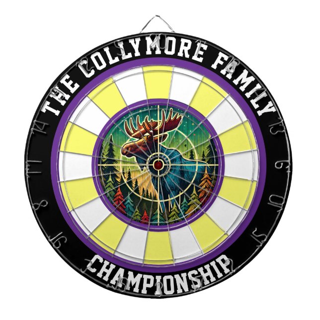 Diana Arte de objetivo de bosque de alce circular (Frente)