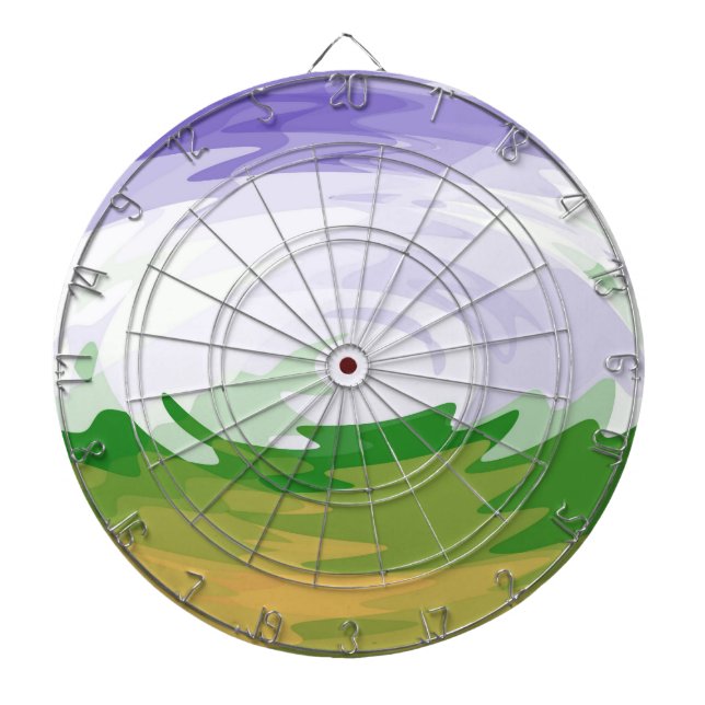 Diana Arte de ondas de pintura retro (Frente)