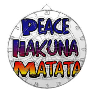Diana Arte degradado de Peace Hakuna Matata