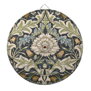 Diana Arte floral azul marino de William Morris Severn