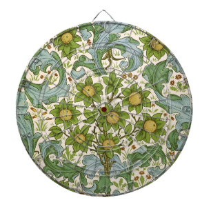 Diana Arte floral verde del huerto de William Morris