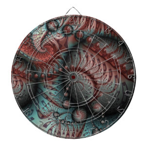Diana Arte fractal de fantasía vívida abstracta marrón a