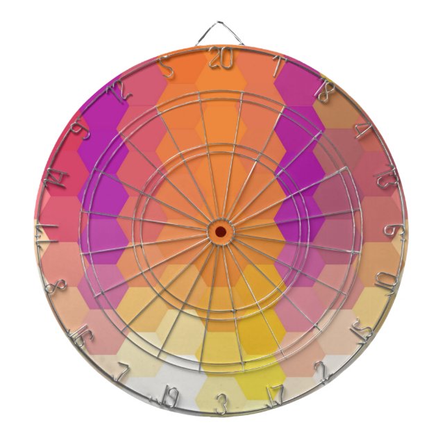 Diana Arte hexagonal retro colorido Diseño gráfico 2 (Frente)