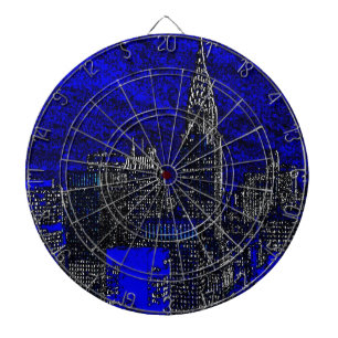 Diana Arte pop azul en Nueva York