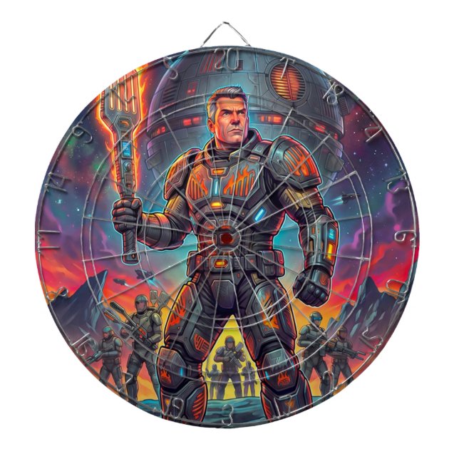 Diana Arte Pop Retro Comic Sci Fi Espacio Alien BBQ (Frente)