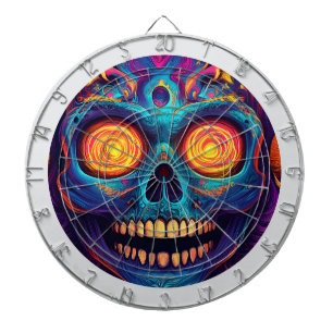 Diana Arte psicodélico de la calavera azucarera - Día de