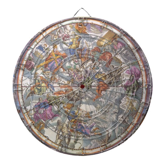 Diana Astronomía de época, Mapa de Constelaciones Cristi (Frente)