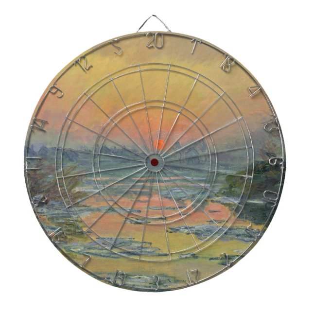 Diana Atardecer en el río Sena en invierno (Claude Monet (Frente)