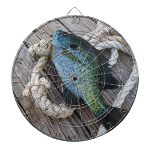 Diana atún rojo en el muelle