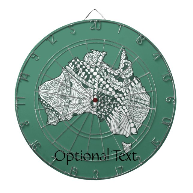 Diana Australia Mapa de arte de Doodle (Frente)