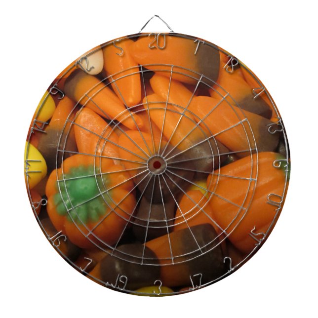 Diana Autumn Candy Corn Dart Board (Frente)