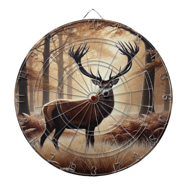 Diana Autumn Deer Dartboard (Frente)