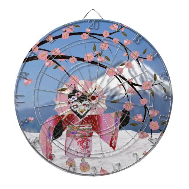 Diana Ave Sakura Geisha en flores de cerezo de nieve (Frente)