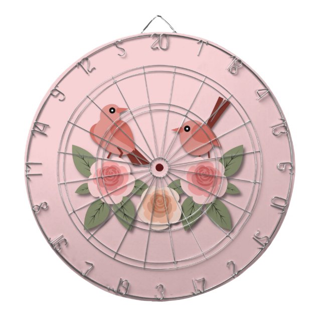 Diana Aves amorosas rosas y Rosas floridos (Frente)