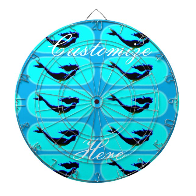 Diana azul marino negro de mermaid (Frente)