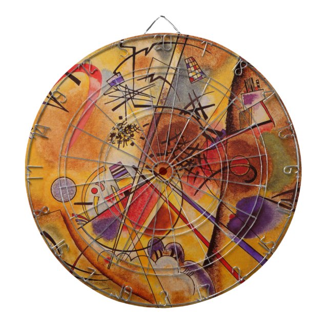 Diana Azul rojo amarillo amarillo marrón de Kandinsky (Frente)