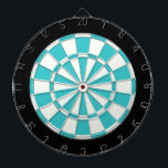 Diana Azul Topacio Negro Y Blanco<br><div class="desc">Blue Topaz Black And White Dart Board</div>