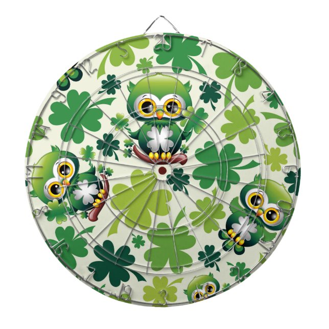 Diana Baby Owl Cute St Patrick Cartoon (Frente)