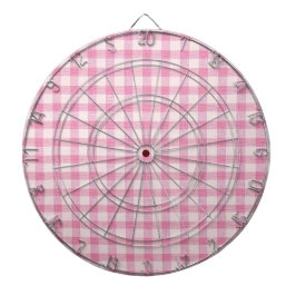 Diana Baby Pink Gingham Pattern