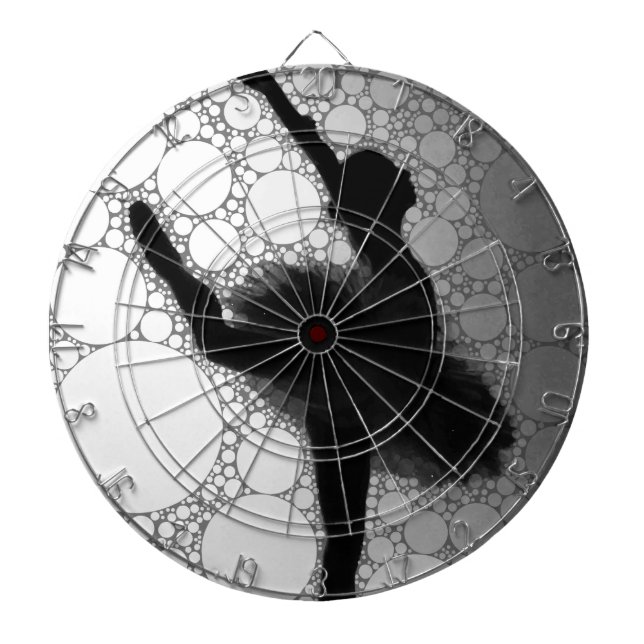 Diana Ballet Black White Dancing Ballerina (Frente)