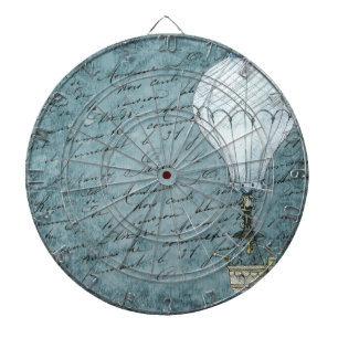 Diana Balón de aire caliente azul oscuro Steampunk Handw