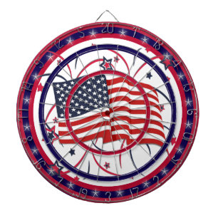 Diana Bandera Americana Roja Blanca y Azul Regulación