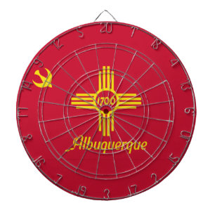 Diana Bandera de Albuquerque, New Mexico Dart Board
