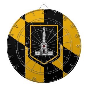 Diana Bandera de Baltimore, Maryland Dart Board