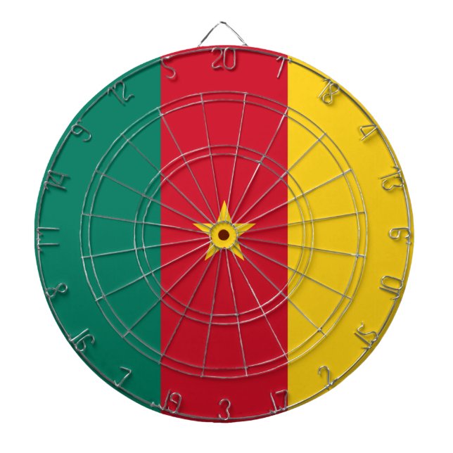 Diana Bandera de Camerún (Frente)